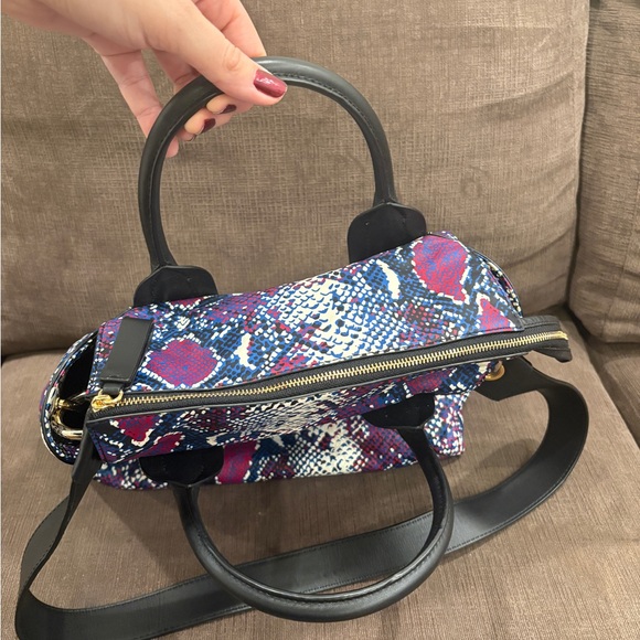 Diane Von Furstenberg Mock Snakeskin Handbag - Picture 3 of 7